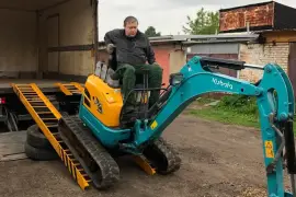 Мини экскаватор с оператором Москва